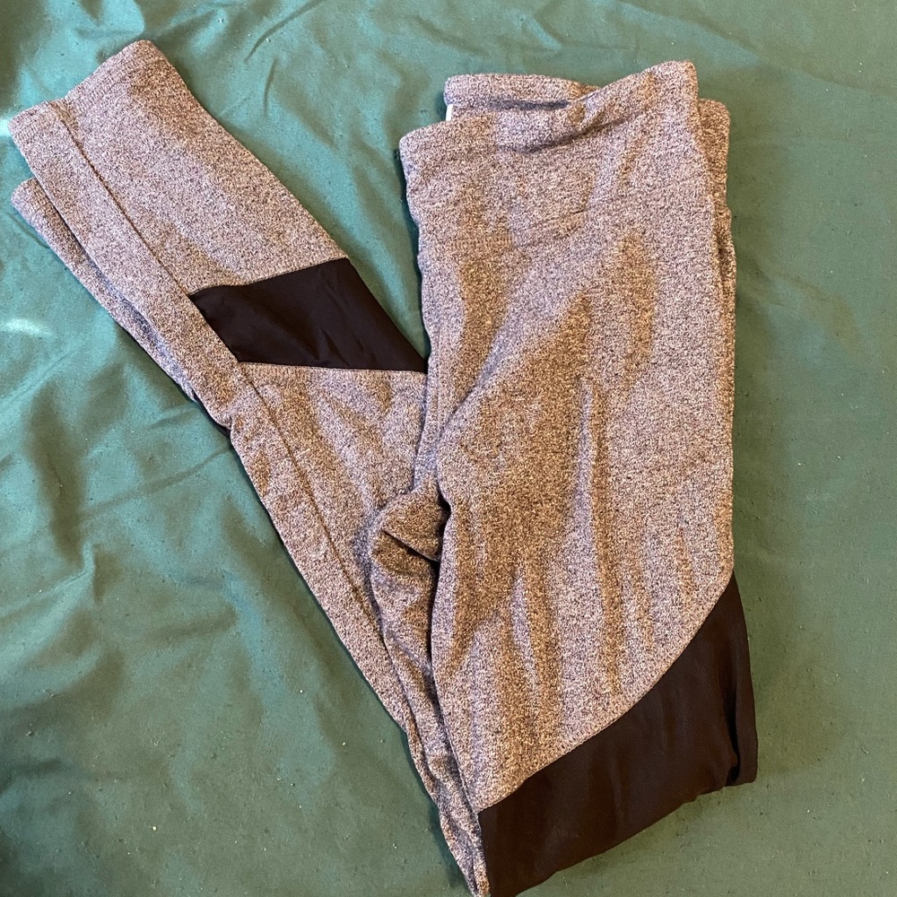 Charcoal mesh leggings